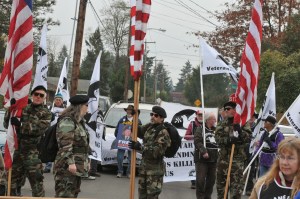 Auburn, WA Veterans Parade. More cheers than catcalls!!!!!