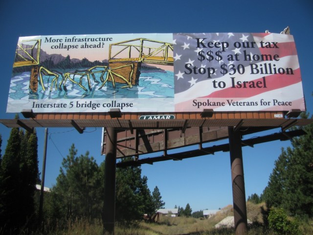 On Highway 90 West Bound just west of Coeur d'Alene, 11 miles from the State line (Washington/Idaho). 