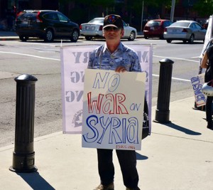 Our man Mikel doing double duty (see other photo), Riverfront Park, September 1, 2013