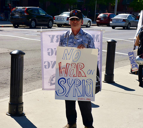 Our man Mikel doing double duty (see other photo), Riverfront Park, September 1, 2013